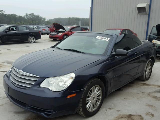 1C3LC45K58N233963 - 2008 CHRYSLER SEBRING BLUE photo 2