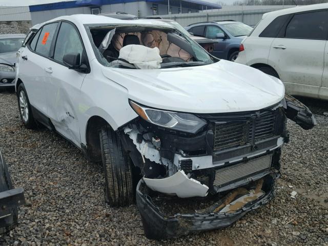 2GNAXHEV7J6124561 - 2018 CHEVROLET EQUINOX LS WHITE photo 1