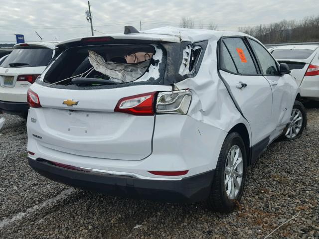 2GNAXHEV7J6124561 - 2018 CHEVROLET EQUINOX LS WHITE photo 4