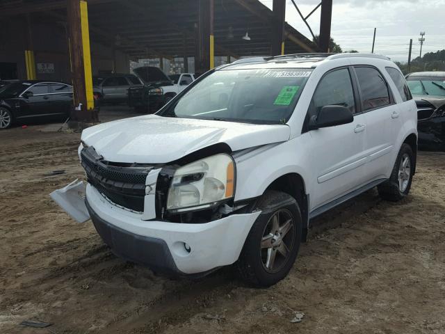 2CNDL73F056150458 - 2005 CHEVROLET EQUINOX LT WHITE photo 2