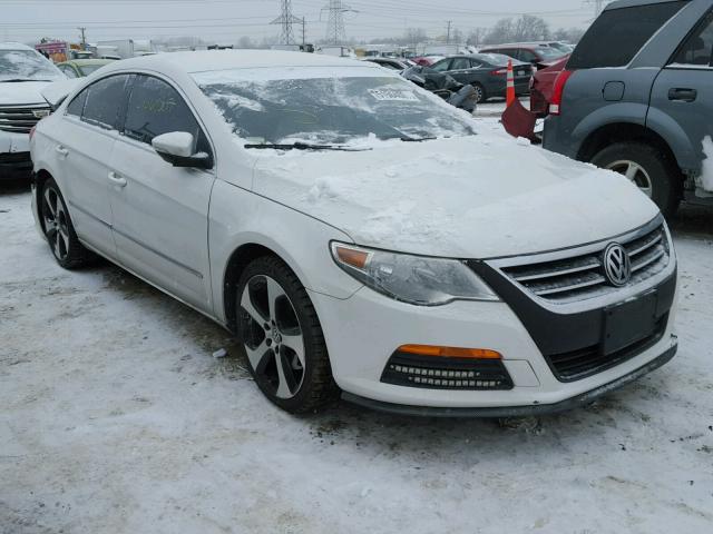 WVWMP7AN7CE521885 - 2012 VOLKSWAGEN CC SPORT WHITE photo 1