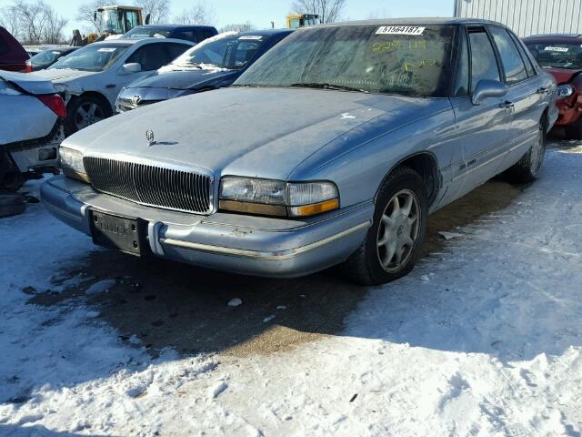 1G4CW52K5TH638379 - 1996 BUICK PARK AVENU BLUE photo 2