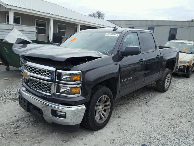 3GCUKREC7FG526293 - 2015 CHEVROLET SILVERADO GRAY photo 2