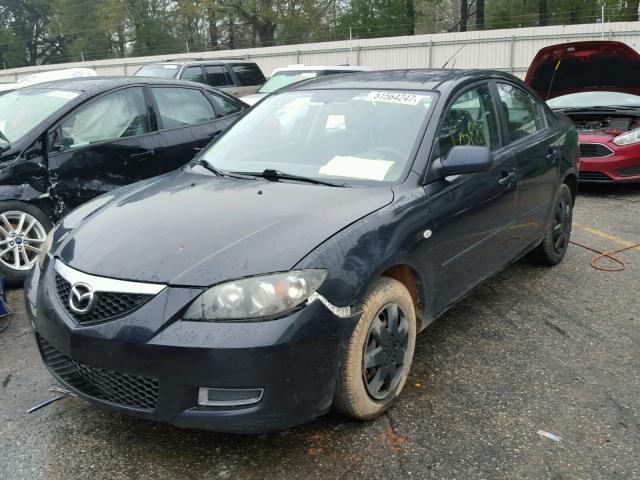 JM1BK12F171616949 - 2007 MAZDA 3 I BLACK photo 2