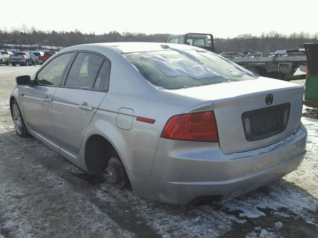 19UUA65556A011263 - 2006 ACURA 3.2TL SILVER photo 3