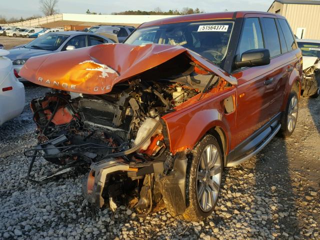 SALSH23476A905164 - 2006 LAND ROVER RANGE ROVE ORANGE photo 2