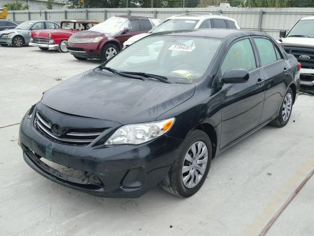 2T1BU4EE5DC026078 - 2013 TOYOTA COROLLA BA BLACK photo 2