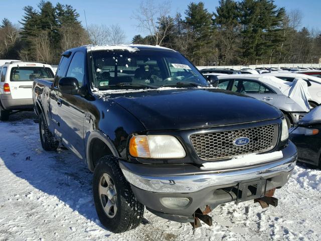 2FTRX18L42CA45350 - 2002 FORD F150 BLACK photo 1