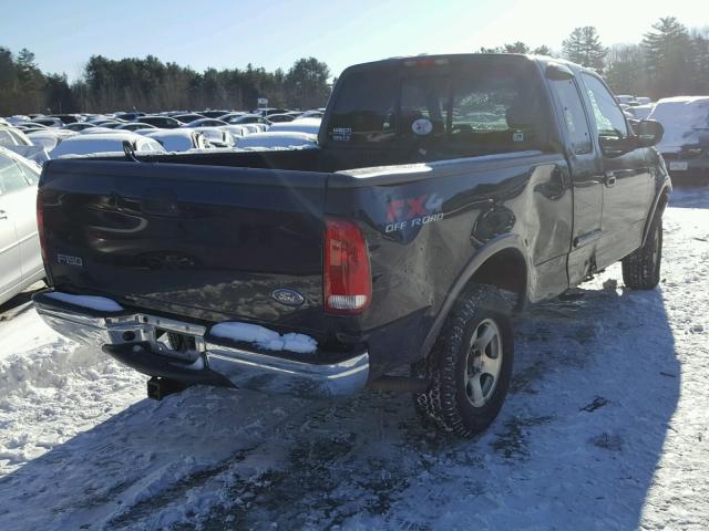 2FTRX18L42CA45350 - 2002 FORD F150 BLACK photo 4