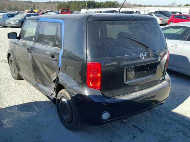 JTLZE4FE8A1117831 - 2010 TOYOTA SCION XB BLACK photo 3