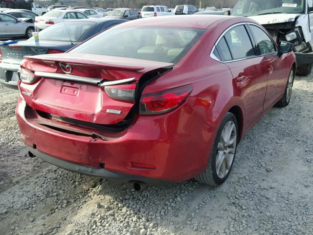 JM1GJ1V57E1108476 - 2014 MAZDA 6 TOURING RED photo 4