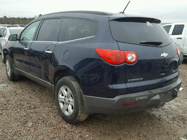 1GNLRFED1AS102471 - 2010 CHEVROLET TRAVERSE L BLUE photo 3