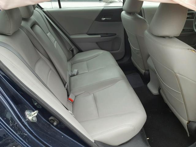 1HGCR2F32FA145464 - 2015 HONDA ACCORD LX BLUE photo 6