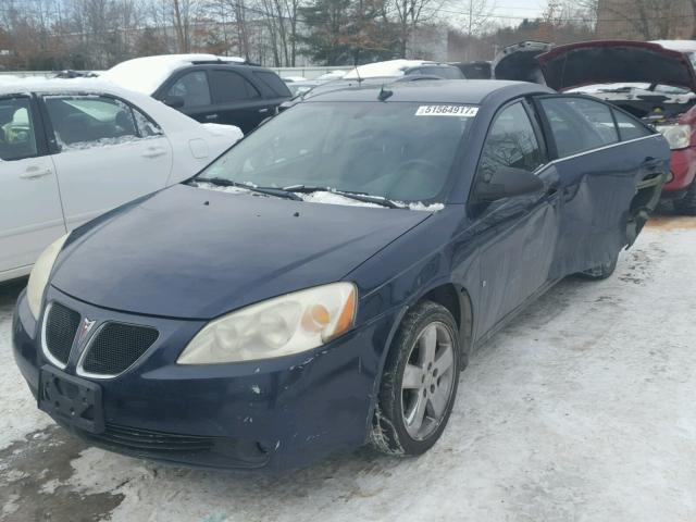 1G2ZH57N384239663 - 2008 PONTIAC G6 GT BLUE photo 2