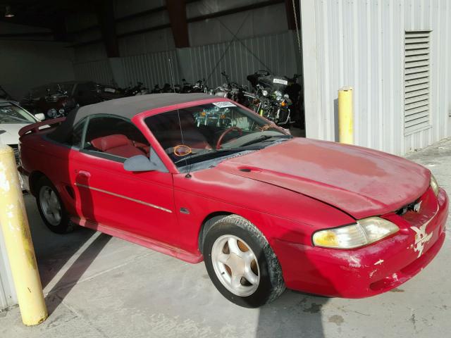 1FALP45TXRF173818 - 1994 FORD MUSTANG GT RED photo 1