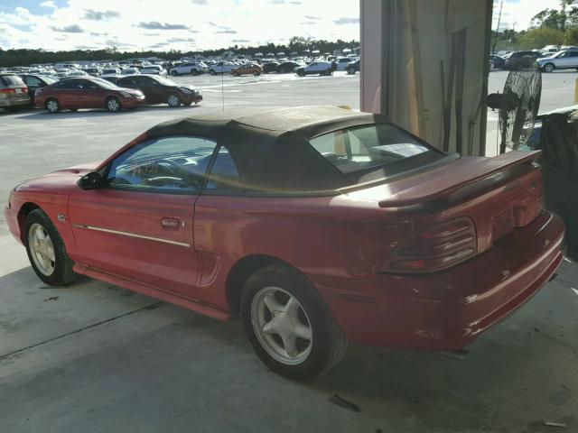 1FALP45TXRF173818 - 1994 FORD MUSTANG GT RED photo 3