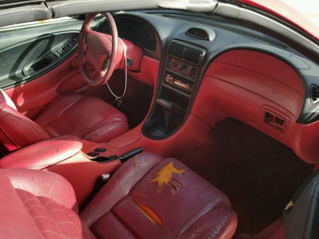 1FALP45TXRF173818 - 1994 FORD MUSTANG GT RED photo 5