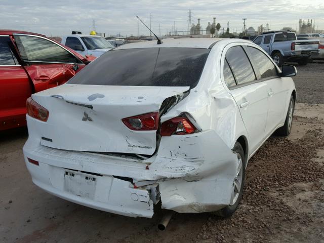 JA3AU26U39U003767 - 2009 MITSUBISHI LANCER ES/ WHITE photo 4