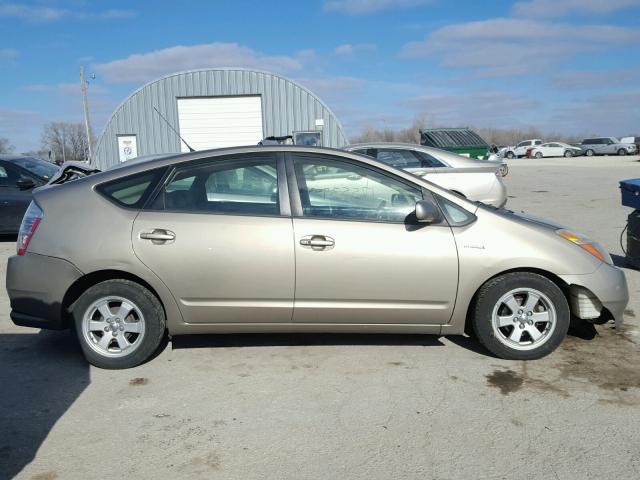 JTDKB20U087694547 - 2008 TOYOTA PRIUS TAN photo 9