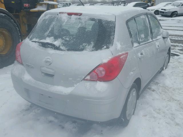 3N1BC13E99L446938 - 2009 NISSAN VERSA S SILVER photo 4