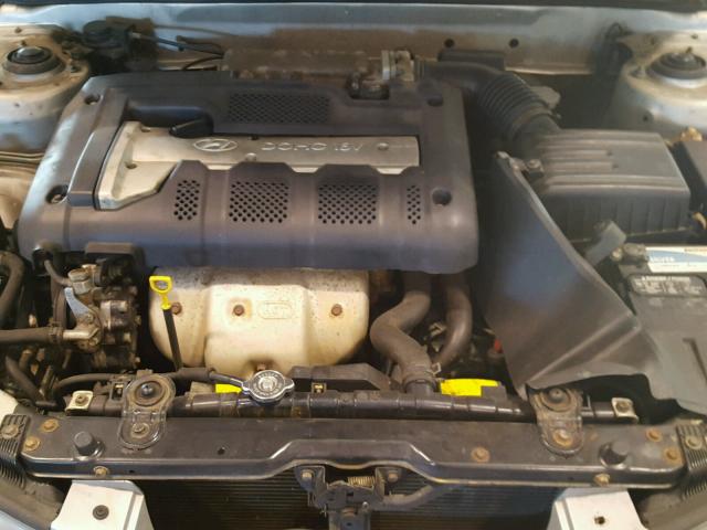 KMHDN45D81U184616 - 2001 HYUNDAI ELANTRA GL SILVER photo 7