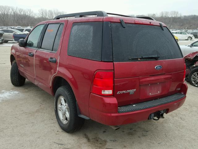 1FMZU73KX5UB48802 - 2005 FORD EXPLORER X RED photo 3