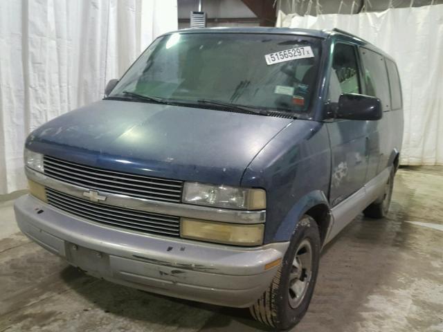 1GNDM19W5XB130042 - 1999 CHEVROLET ASTRO BLUE photo 2