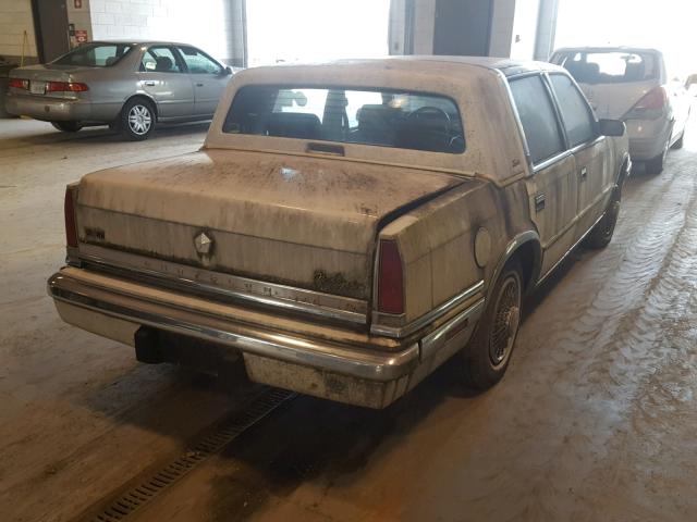 1C3BU6632JD199374 - 1988 CHRYSLER NEW YORKER WHITE photo 4