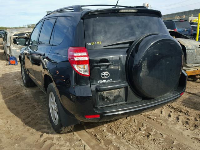 2T3ZF4DV2CW151232 - 2012 TOYOTA RAV4 BLACK photo 3