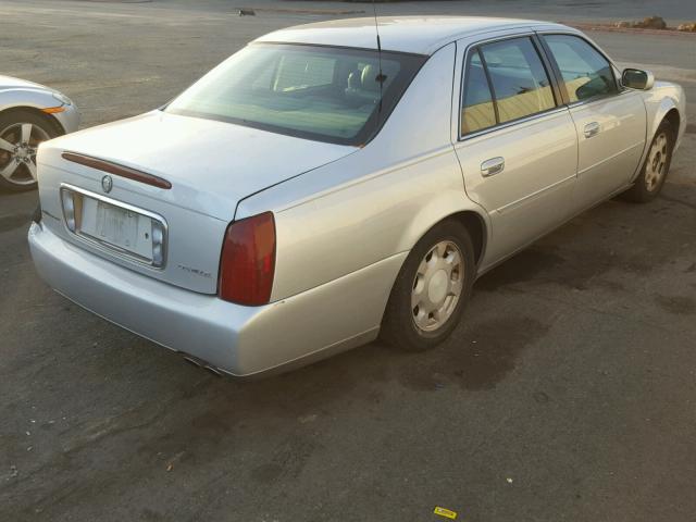 1G6KD54Y21U180122 - 2001 CADILLAC DEVILLE GRAY photo 4