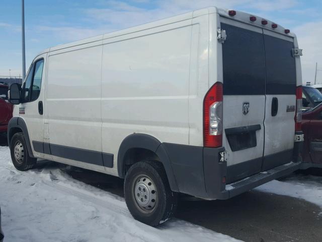 3C6TRVAG3GE136854 - 2016 RAM PROMASTER WHITE photo 3