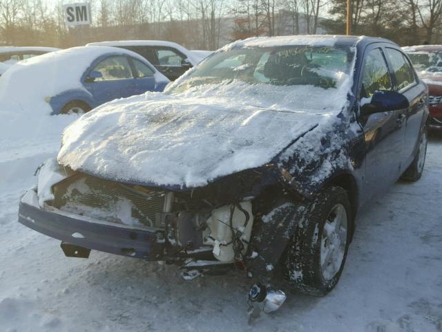 1G1AL55F577222615 - 2007 CHEVROLET COBALT LT BLUE photo 2