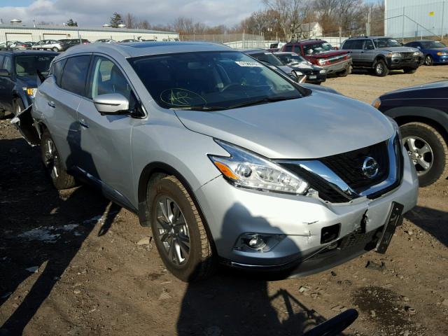 5N1AZ2MH0HN158838 - 2017 NISSAN MURANO S SILVER photo 1