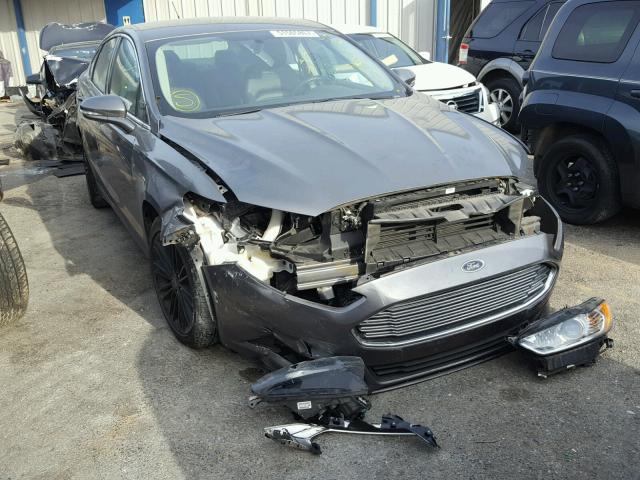 3FA6P0HD8ER251861 - 2014 FORD FUSION SE GRAY photo 1