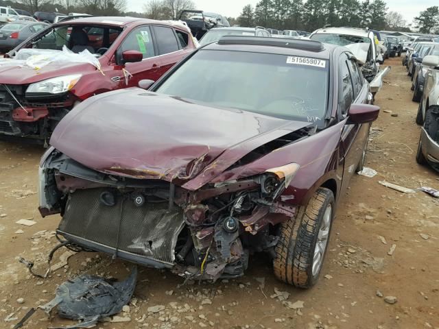 1HGCP36828A031314 - 2008 HONDA ACCORD EXL MAROON photo 2