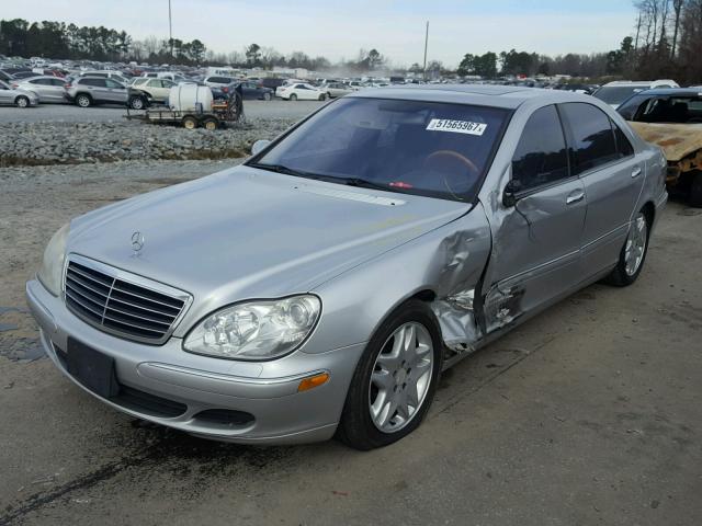 WDBNG70J33A321174 - 2003 MERCEDES-BENZ S 430 GRAY photo 2