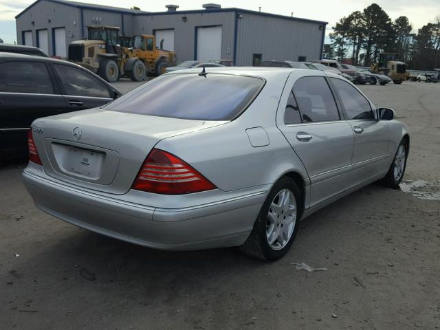 WDBNG70J33A321174 - 2003 MERCEDES-BENZ S 430 GRAY photo 4