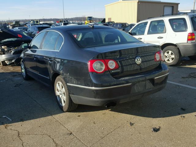 WVWEK73C06P044367 - 2006 VOLKSWAGEN PASSAT 2.0 BLACK photo 3