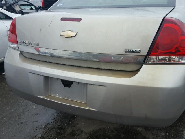 2G1WB55KX81307423 - 2008 CHEVROLET IMPALA LS SILVER photo 10