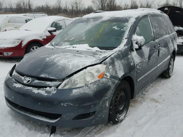 5TDZK23C88S191274 - 2008 TOYOTA SIENNA CE BLUE photo 2