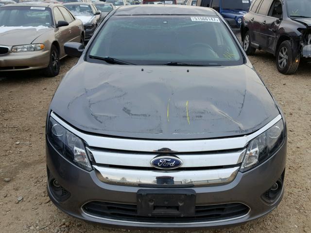 3FAHP0HA2CR414791 - 2012 FORD FUSION SE GRAY photo 7