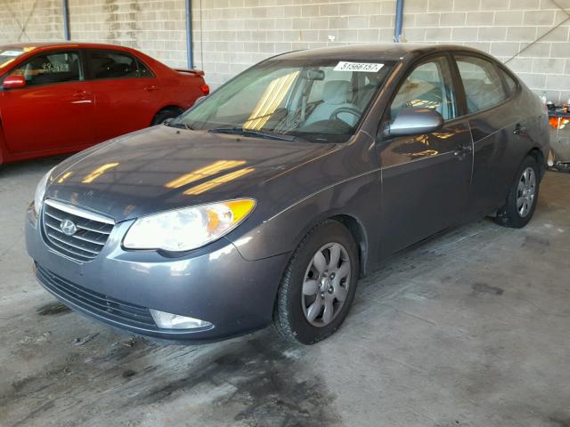 KMHDU46D48U504591 - 2008 HYUNDAI ELANTRA GL GRAY photo 2