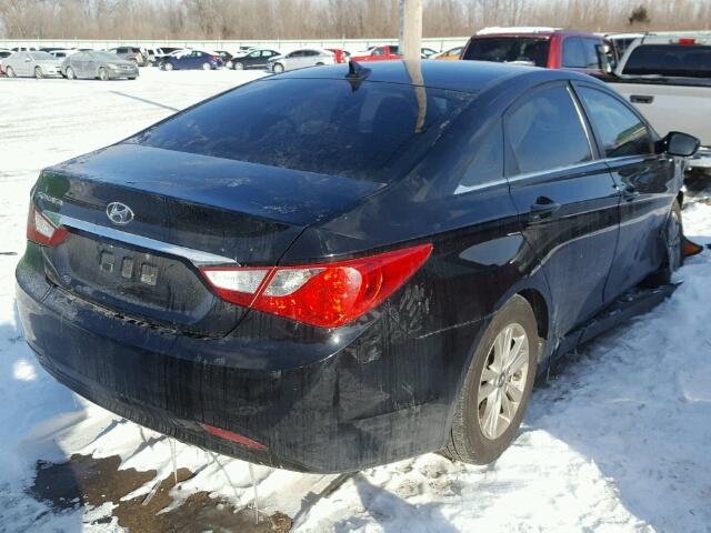 5NPEB4AC9BH238743 - 2011 HYUNDAI SONATA GLS BLACK photo 4