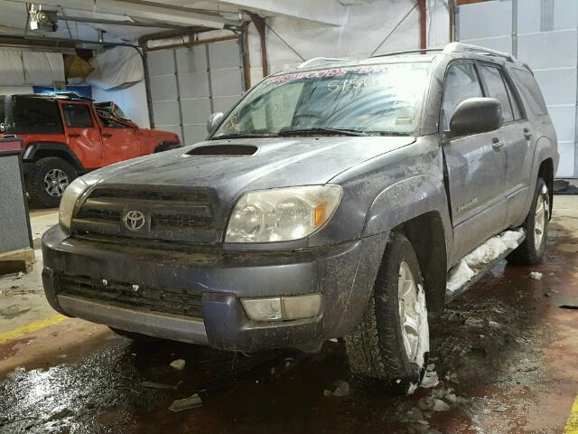 JTEBU14R450064816 - 2005 TOYOTA 4RUNNER SR BLUE photo 2