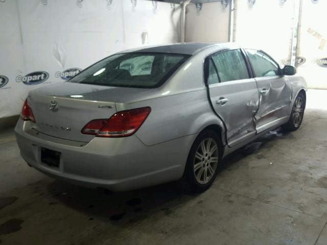 4T1BK36B97U252129 - 2007 TOYOTA AVALON XL SILVER photo 4