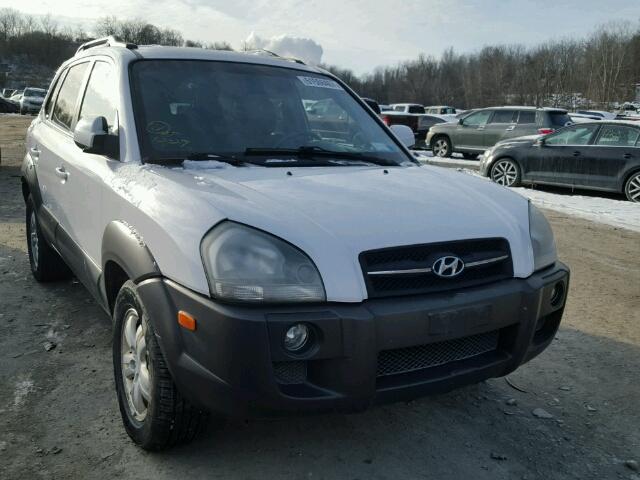 KM8JN72D96U332238 - 2006 HYUNDAI TUCSON GLS WHITE photo 1