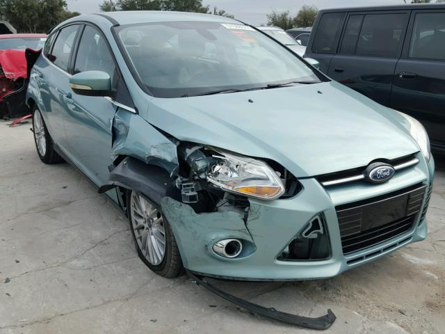 1FAHP3M27CL303796 - 2012 FORD FOCUS SEL BLUE photo 1