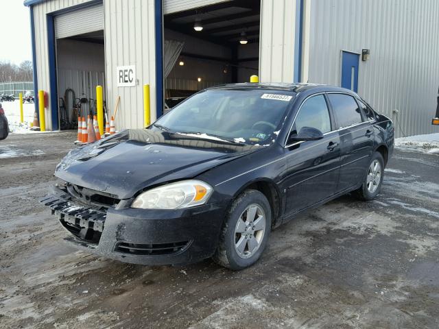 2G1WT58K969296227 - 2006 CHEVROLET IMPALA LT BLACK photo 2