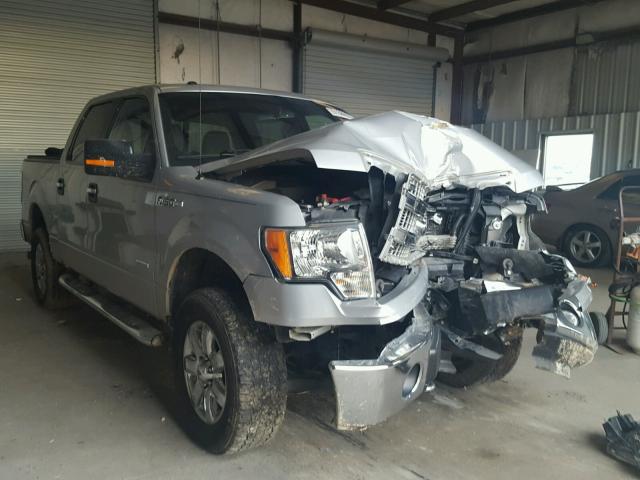 1FTFW1ET4EKG17995 - 2014 FORD F150 SUPER SILVER photo 1