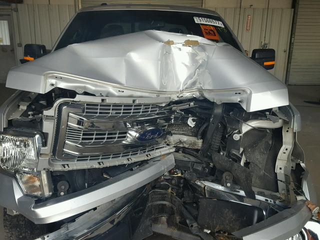 1FTFW1ET4EKG17995 - 2014 FORD F150 SUPER SILVER photo 7